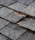 Overlapping asphalt shingles